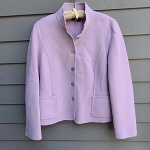 Nina McLemore Lavender Wool Jacket size 6
